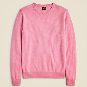 J Crew 100% Cashmere Crewneck Sweater in Pink